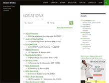 Tablet Screenshot of bostonbrides.com
